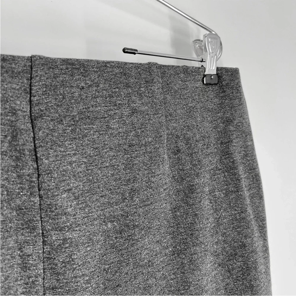 Chicos Fabulously Slimming Ankle Pants Size 2 Charcoal Gray Stretch Ponte 12